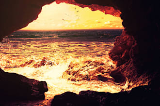 create production ready  matte painting art