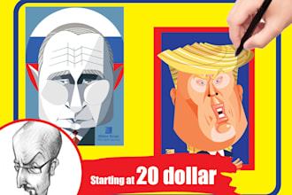 create funny popart characters, for you