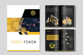 design whitepaper, crypto whitepaper and pdf design