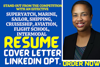 write superyatch resume, marine, sailor, shipping, intermodal, cruiseship resume