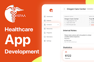 develop hipaa compliant web and mobile healthcare apps