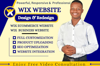 wix website redesign, wix website design and redesign, wix design, wix redesign