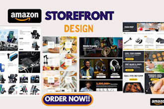 develop amazon brand store and storefront design