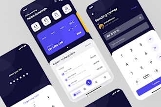 develop fintech app, loan app, payment app, wallet app, nfc app