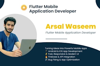 do mobile app development, android ios app development, expert flutter developer