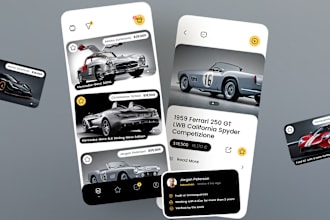 build a car auction app, can rental app, car dealership app, car biding app,