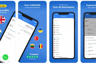 develop digital international money transfer app, bank app, fintech app