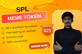 create custom solana spl meme coin erc20 bep20 token