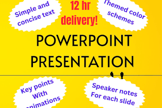 craft an engaging powerpoint presentation in 12 hours