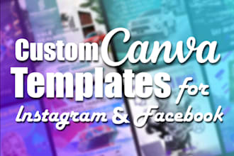 create custom canva templates for social media in spanish