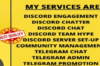 chat in your discord server telegram chat discord chatter telegram chatter