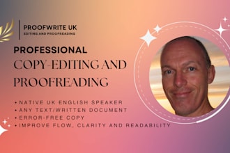 proofread and edit your english language document