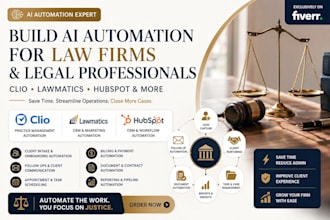 build ai automation for law firms and legal professionals clio lawmatics hubspot