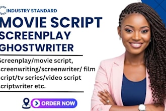 do movie script ghostwriter, screenplay, tv series, film script, short film