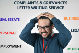 write a compelling complaint letter or grievance letter