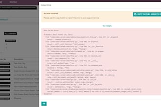 fix odoo errors and bugs and create a new module