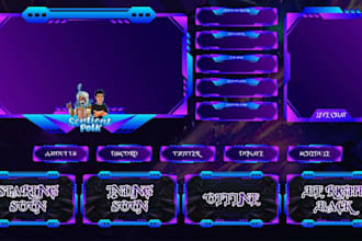 build custom animated twitch stream overlays