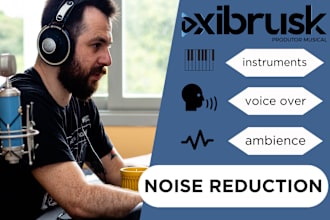 remove noise of your audio tracks