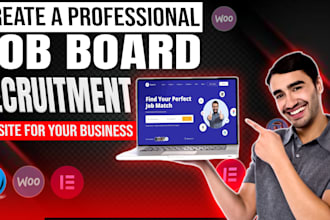 create professional job board website for your recruitment business