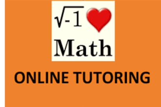 be your online math tutor for algebra, probability, matrix