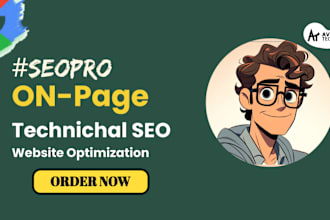 do complete technical and on page SEO optimization or website optimization
