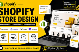 clone shopify store, shopify landing page by gempages, replo, pagefly, funnelish
