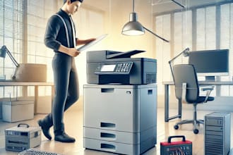 support to install and share network printer remotely