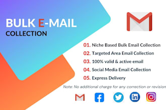collect niche targeted bulk email for email marketing