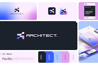 design minimalist logo with brand identity and unique brand style guide