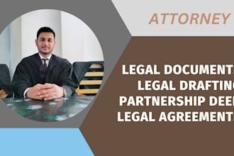 do legal agreements, legal drafts, legal documents writing
