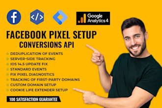 setup ga4, ecommerce tracking or ga4 server event config