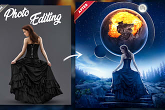do photoshop picture editing, retouching and photo manipulation
