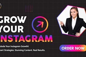 instagram marketing manager to grow and promote your page