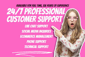 be your customer support, live chat, and customer service representative