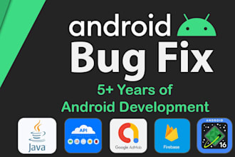 fix android app bugs, crashes, and errors in android studio