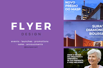 design a promotional flyer to you