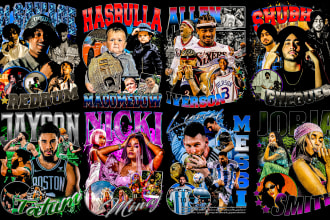 vintage crazy any hip hop bootleg graphic tee design
