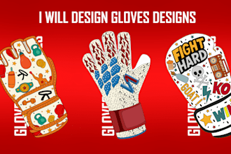 do professional boxing, goalkeeper or any other gloves designs