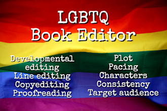 edit an lgbtq fiction book