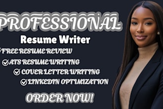 write professional ats resume, executive, federal jobs resume linkedin, cv