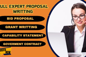 craft your bid proposal, grant writing, government proposal writing