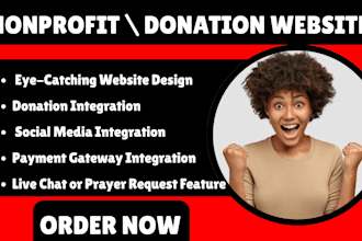 design ministry website charity church nonprofit donation ngo personal website