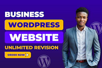 do clean and modern wordpress website design development and landing page