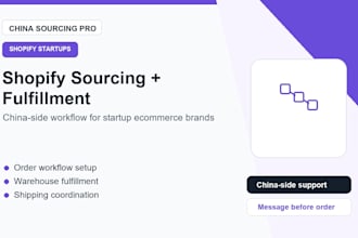 be your china sourcing and fulfillment agent for shopify