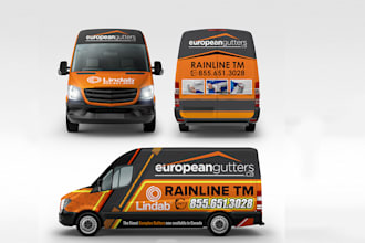 create professional vehicle wrap design  for any car, van