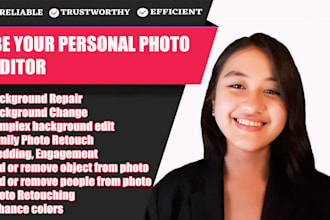 do high quality photo retouching and image enhancement