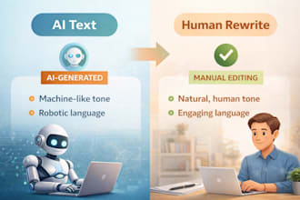 rewrite ai content to sound human and natural