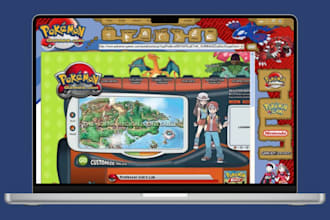 design trading card website sport card website pokémon website pokémon store
