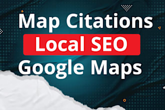do 40,000map citations for local seo and google my business optimization