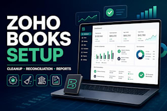 set up clean up and reconcile your zoho books account